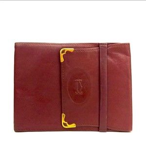 Must De Cartier  Leather Trifold Long Wallet